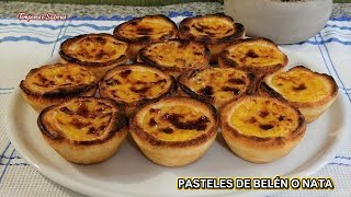 PASTELES DE BELÉN O DE NATA FANTÁSTICOS te comes uno y de allí a la gloria Repostería Portuguesa [upl. by Aerda798]