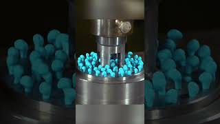 NonNewtonian Fluid vs Hydraulic Press Incredible Physics 😱💥🔥satisfying hydraulicpress viral [upl. by Low]