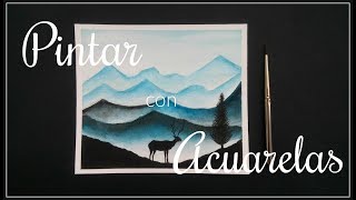 Cómo pintar con ACUARELAS ✿ [upl. by Clerc]