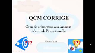 QCM CORRIGE [upl. by Yren]