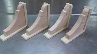 DIY Corbels  Farmhouse Shelf Corbels [upl. by Eliza553]