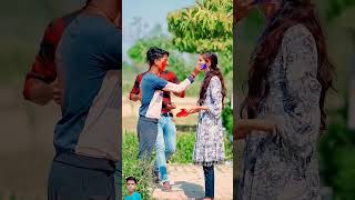 Happy Holi love story shorts youtubeshorts love emotional happyholi happyholidays [upl. by Eiffub]