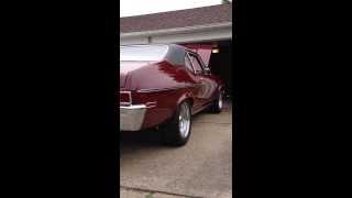 1970 Chevy Nova Straight Six 250 Big Cam Flowmaster Idle updated version available in my videos [upl. by Aitnahc]