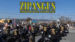 ZIPANGUS MOTORCYCLE SYNDICATE Harley Davidson 岩国カークルージングモーターショー [upl. by Dayir]