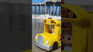 The Wheels on the BEACH BUS 🌴 CoComelon TOYS in Real Life cocomelon shorts [upl. by Monia872]