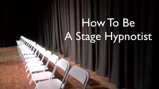 How to Be a Comedy Hypnosis  Comedy Stage Hypnotist Show [upl. by Docile]