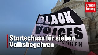 Startschuss für sieben Volksbegehren  Bis 26 September kann man unterschreiben [upl. by Hathaway614]