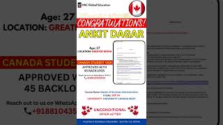 Canada Study Visa Approved  University Canada West  SEP 24  Master of Business Administration [upl. by Eirrej]