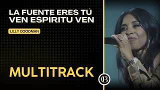 LA FUENTE ERES TÚ  VEN ESPÍRITU VEN  Lilly Goodman  Secuencia y Acordes Adoración  Multitrack [upl. by Holman817]