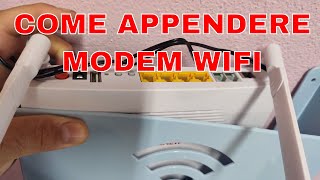 come appendere modem WiFi parte3 [upl. by Meagan]