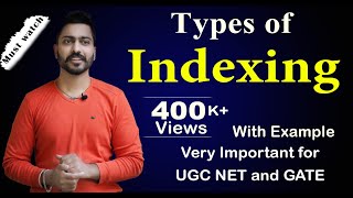 Lec96 Types Of Indexes  Most Important Video on Indexing [upl. by Llenahc]