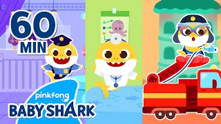 Baby Shark What Do You Want to Be  Compilation  Hero Police amp Doctor  Baby Shark Official [upl. by Marcos]