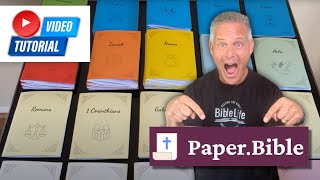 Print Your Own FREE Bible Heres How PaperBible Tutorial [upl. by Nic]