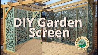 DIY garden screen [upl. by Solracnauj]