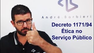 Ética no Serviço Público  Decreto 117194 [upl. by Au35]