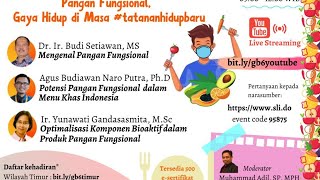 Gizi Berseri Ke6 quotPangan Fungsional Gaya Hidup tatananhidupbaruquot [upl. by Kordula]