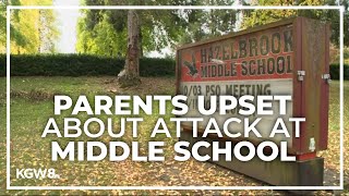 Parents upset at TigardTualatin School District officials after assault at middle school [upl. by Dobrinsky]