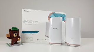 DLINK COVR 2202 Mesh WiFi Review  The Cheapest AC2200 Mesh WiFi [upl. by Ahsya]