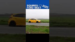 FORD FOCUS ST arriving at Squires FORD MEET 2023 Tangerine Screamer ford shorts [upl. by Oiramd475]