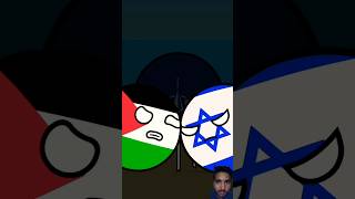 Power of ISRAEL and PALESTINE countryballs palestine history palestinian freepalestine geomap [upl. by Hnaht]