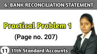 Lesson 6 brs accounts class 11th practical problems 1 page no 207 lecture 11 [upl. by Boykins]