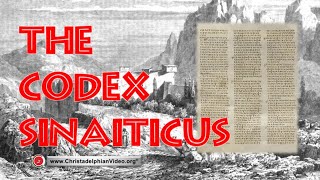 The Codex Sinaiticus [upl. by Landy]