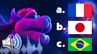 Qui chante le mieux la Chanson de Bowser  Dans 16 langues [upl. by Edgell]