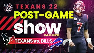 Houston Texans vs Buffalo Bills POSTGAME SHOW Texans 22 GAME RECAP [upl. by Ditmore]