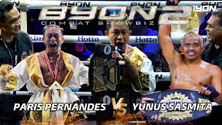 CHAMPION PARIS PERNANDES PARIS VS YUNUS TKO RONDE SATUUU NINA BOBOOO YUNUS [upl. by Neelyam]