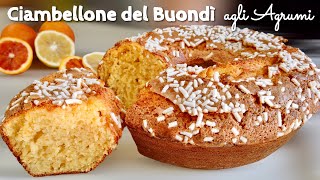 CIAMBELLONE DEL BUONDÌ SOFFICISSIMO 🍊 🍋 al profumo di Agrumi SENZA BURRO SENZA OLIO [upl. by Esinyt536]