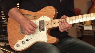 Fender Telecaster Thinline Mexico [upl. by Pentheam362]