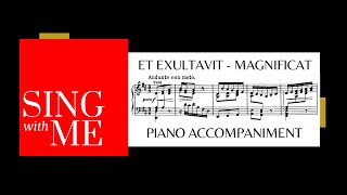 Et exultavit spiritus meus  Accompaniment  Magnificat  Bach [upl. by Neirrad]