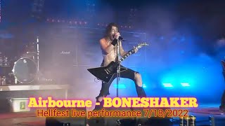 Airbourne  BONESHAKER  HELLFEST LIVE PERFORMANCE 2022 [upl. by Aldridge]