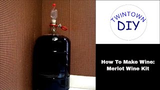 How To Make Wine Merlot Wine Kit [upl. by Kellia]