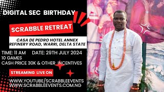 SCRABBLE EVENTS NELSON OGANDJE AKA DIGITAL SEC BIRTHDAY RETREAT [upl. by Liamaj]