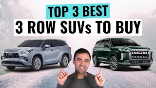 BEST 3 Row SUVs You Can Buy In 20222023  Best Value AND Most Reliable Midsize SUVs [upl. by Anaynek]