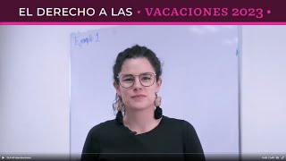 Consulta cuántos días de vacaciones te corresponden en 2023 [upl. by Halla]