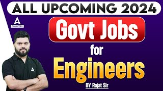 All Upcoming Government Jobs for Engineers  Vacancies in 2024 for Engineers vacancy sscje rrbje [upl. by Erdne]