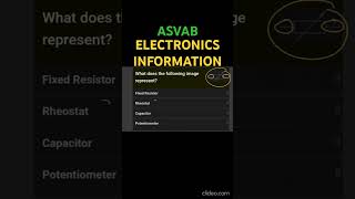 ASVAB ELECTRONICS INFORMATION asvab [upl. by Eichman]