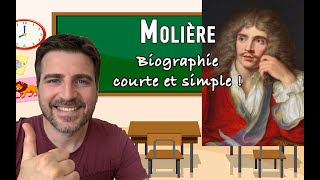 MOLIÈRE 👨🏻‍🏫 BIOGRAPHIE COURTE sur LESSENTIEL  😊 [upl. by Eseret]