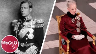 Top 10 Most Controversial Times That Royals Abdicated the Throne [upl. by Fortunna212]