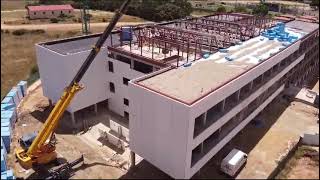 Obra del nuevo colegio de GuijueloSalamanca realizada por Construcciones Y Reformas Javier Ayuso [upl. by Eb674]