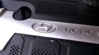 Hyundai Coupe 2006 Whirring noise from engine bay [upl. by Affrica]