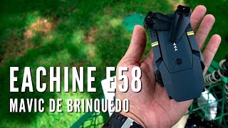 REVIEW DRONE DOBRÁVEL EACHINE E58  BANGGOOD [upl. by Cartwright]