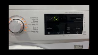 LG Washing Machine Error code  CL  How to solve this What is problem [upl. by Kingsbury]