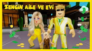 ÇOK ZENGİN AİLE VE EVİNE GİTTİM 💸 😱 ROBLOX BROOKHAVEN HİKAYE  KÜBRA NİSA HAN KANAL [upl. by Yelnikcm]