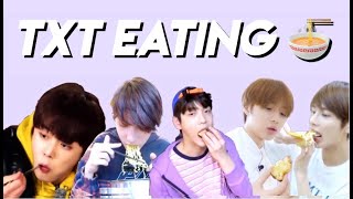 ENG SUB TXT EATING  Mukbang [upl. by Claman]