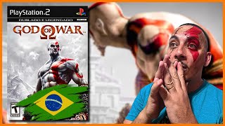 🟠God of War 1 PS2 Dublado com IA em PKG e ISO [upl. by Moss3]