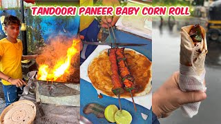 Tandoori Paneer Baby Corn Roll  Indian Street Food  Street Food [upl. by Vivianna121]