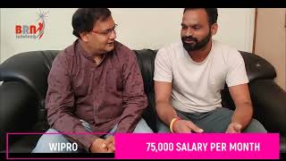 Software Engineer  75000 SALARY  Wipro  Anjaneyulu  BTech  2017 [upl. by Jelena]